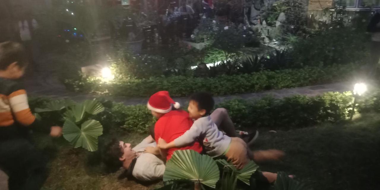 Tam Coc Palm House Деревянный коттедж *